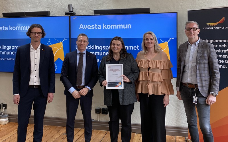 Avesta kommuns deltagande i Svenskt Näringslivs utvecklingsprogram för att förbättra företagsklimatet. Maj 2025