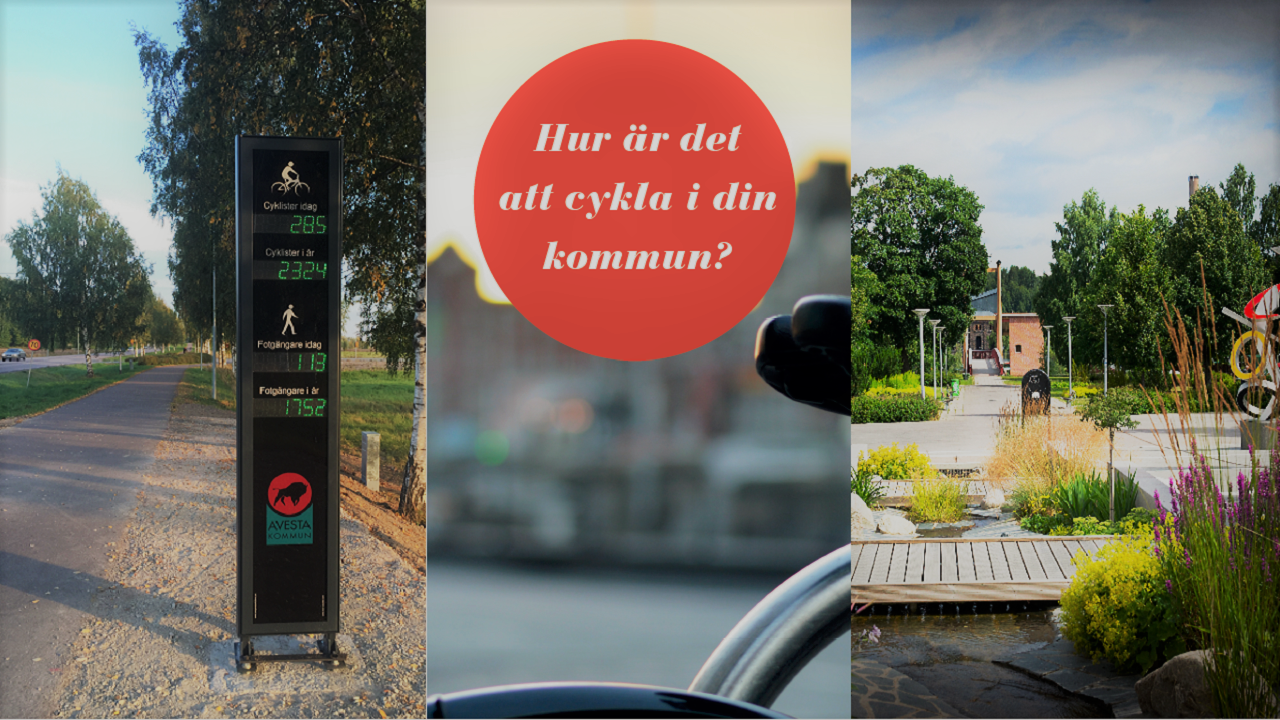 Bild på cykel i naturen
