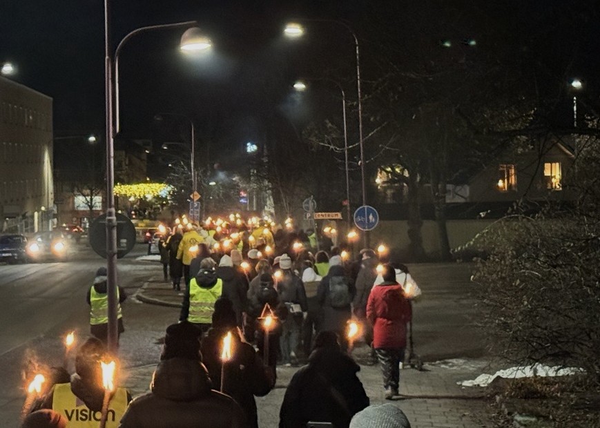 fackeltåg.
