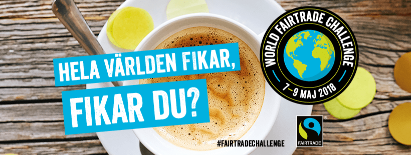 bild på kaffekopp och fairtrade text