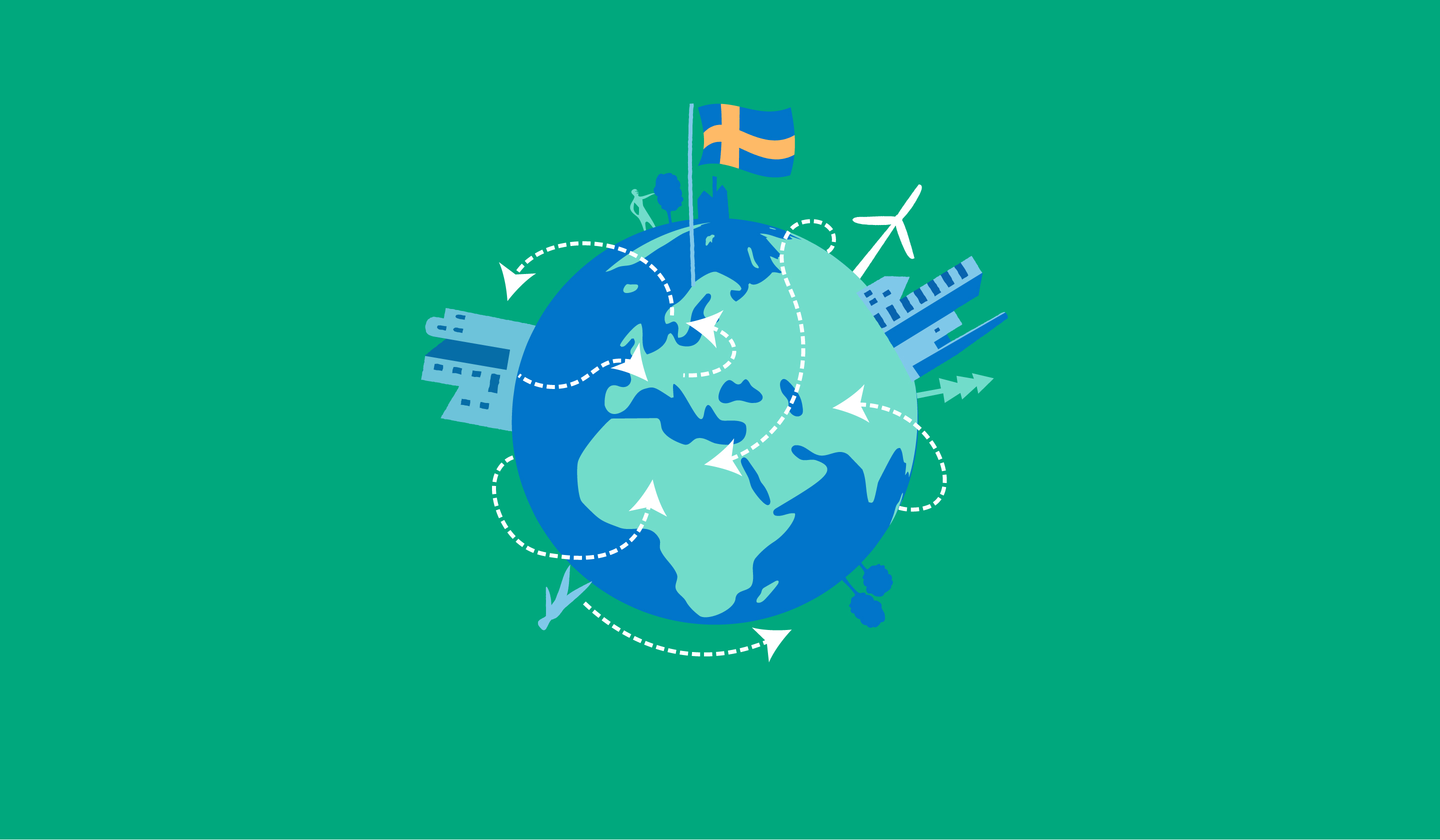 Gemenskapen i Viable cities - internationell, nationell och regional samverkan.