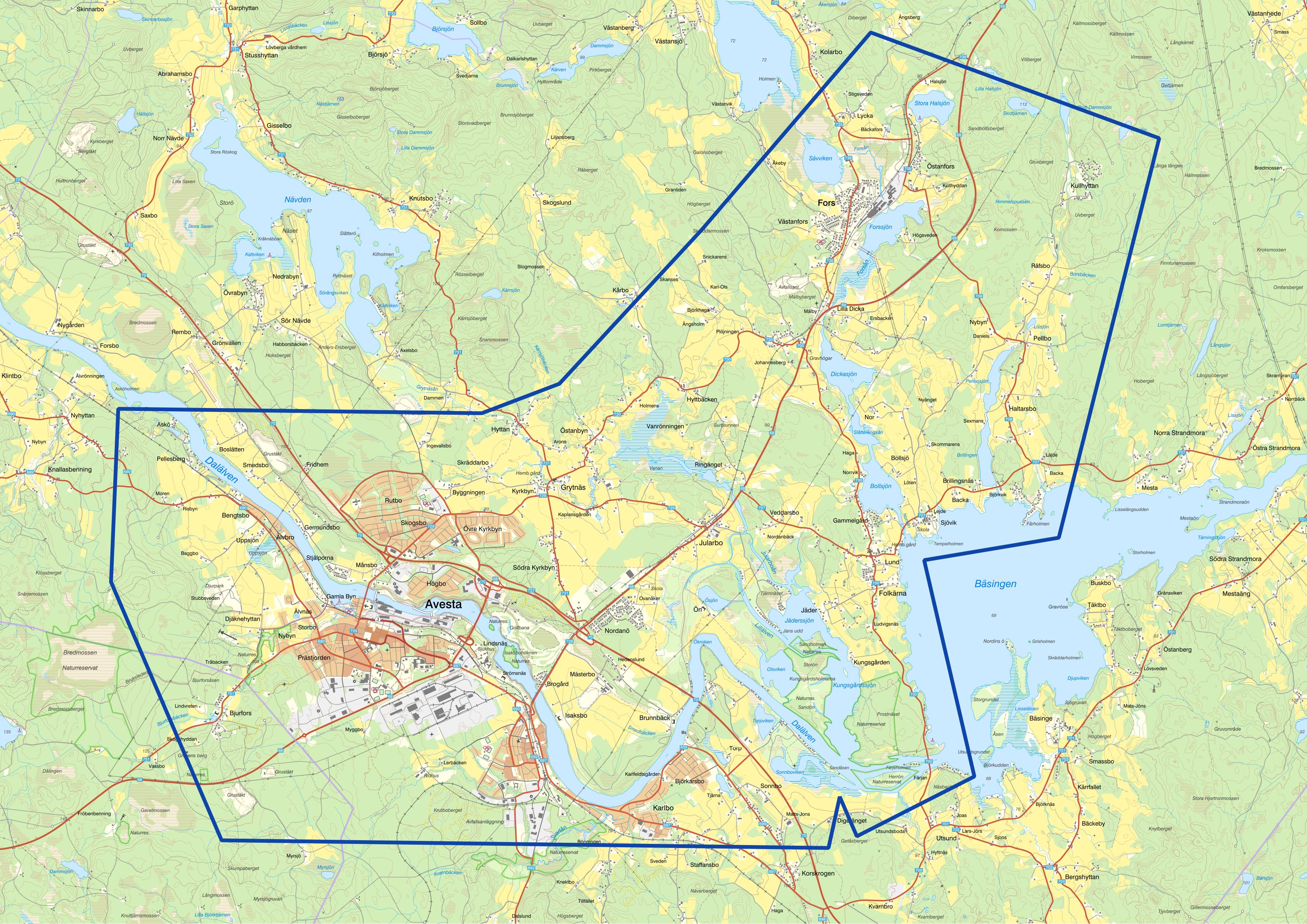 Avesta flygfotografering
